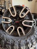 4 Takeoff OEM GMC Sierra Yukon Denali Black Machined AT4 20” Wheels