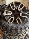 4 Takeoff OEM GMC Sierra Yukon Denali Black Machined AT4 20” Wheels