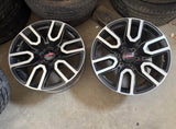4 Takeoff OEM GMC Sierra Yukon Denali Black Machined AT4 20” Wheels