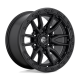 Fuel Rebel 17x9 Wheel – Matte Black w/ Black Bead Ring (5x5 Bolt Pattern)