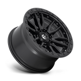 Fuel Rebel 17x9 Wheel – Matte Black w/ Black Bead Ring (5x5 Bolt Pattern)