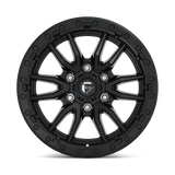 Fuel Rebel 17x9 Wheel – Matte Black w/ Black Bead Ring (5x5 Bolt Pattern)